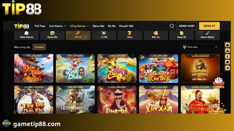 bí quyết chơi slot game tip88 dễ thắng