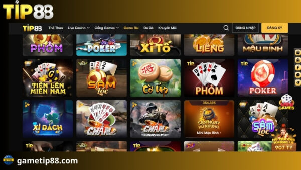 giới thiệu sảnh game bài tip88